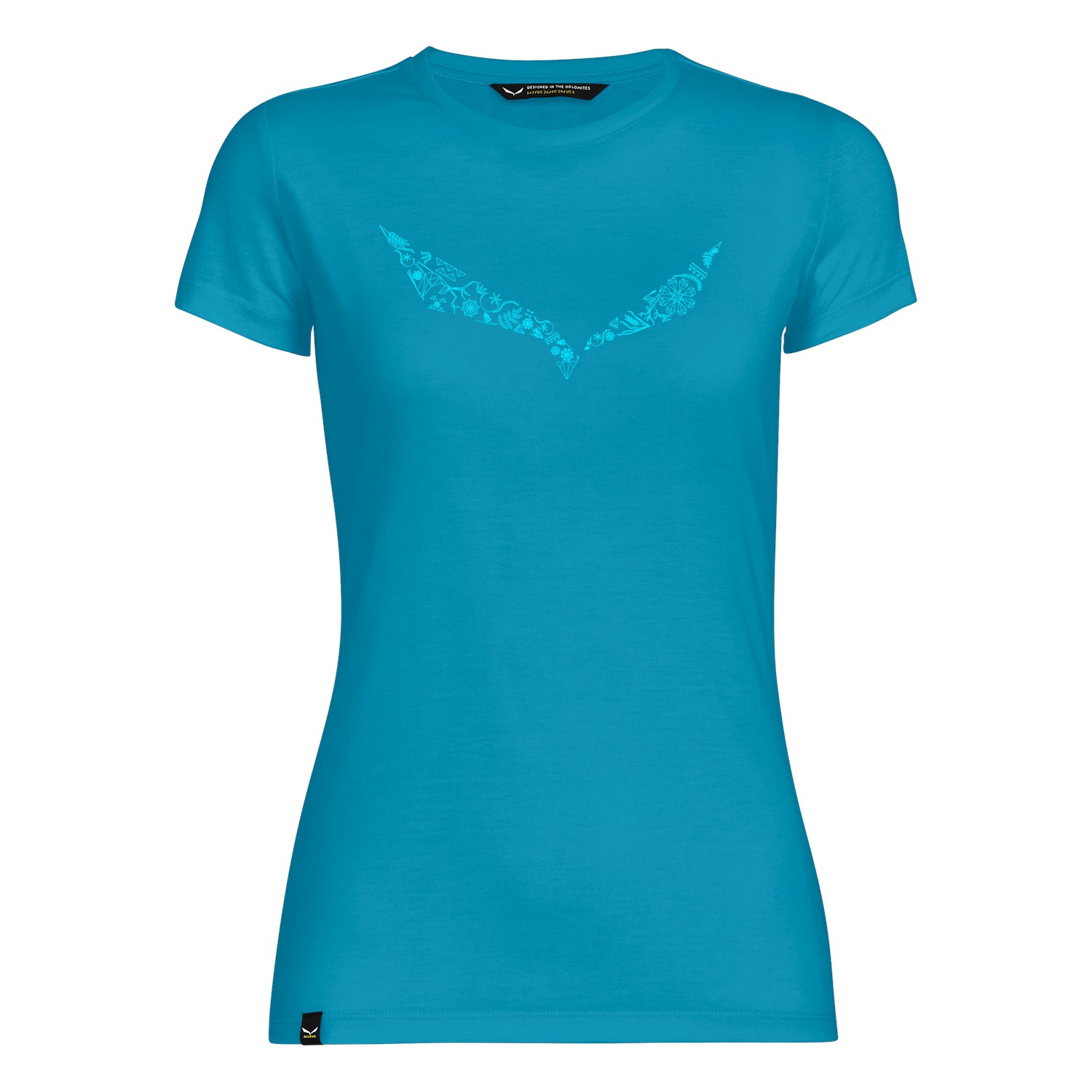 Salewa Solidlogo Dri-Release® Bayan T-Shirts Mavi Türkiye 615470FWY